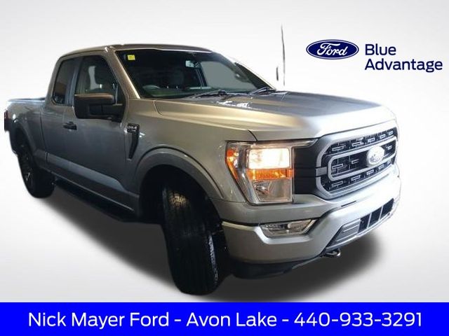 Iconic Silver Metallic 2021 Ford F-150 XL SuperCab 4WD Pickup Truck Four-Wheel Drive Automatic