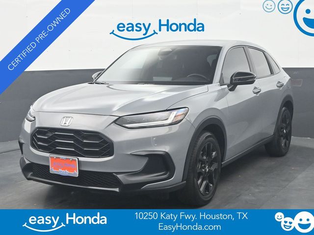 Urban Gray Pearl 2025 Honda HR-V Sport AWD SUV / Crossover All-Wheel Drive Continuously Variable Transmission