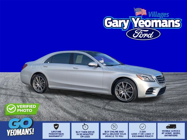 Iridium Silver 2020 Mercedes-Benz S-Class Sedan Rear-Wheel Drive 9-Speed Automatic