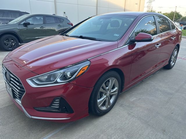 Scarlet Red 2018 Hyundai Sonata SEL FWD Sedan Front-Wheel Drive 6-Speed Automatic