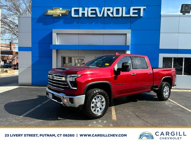 Radiant Red Tintcoat 2024 Chevrolet Silverado 2500HD LTZ Crew Cab 4WD Pickup Truck Four-Wheel Drive Automatic