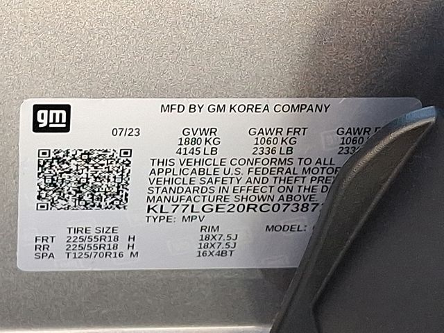 used 2024 Chevrolet Trax car, priced at $20,702