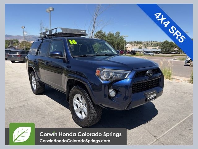 Blue 2016 Toyota 4Runner SUV / Crossover Four-Wheel Drive 5-Speed Automatic Overdrive