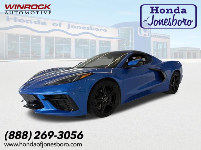 Riptide Blue 2025 Chevrolet Corvette Stingray 3LT Coupe RWD Coupe Rear-Wheel Drive 8-Speed Dual Clutch