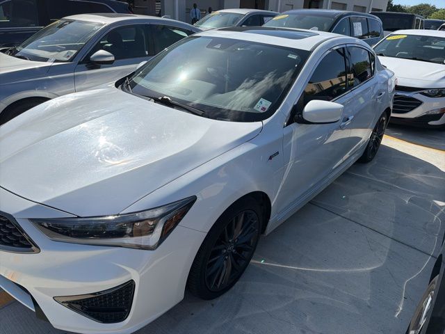 Platinum White Pearl 2022 Acura ILX FWD with Technology and A-SPEC Package Sedan Front-Wheel Drive 8-Speed Dual Clutch