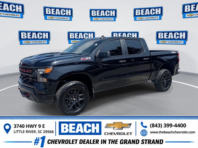 Black 2025 Chevrolet Silverado 1500 Pickup Truck Four-Wheel Drive 8-Speed Automatic