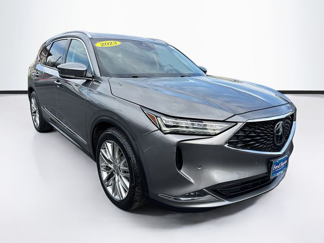 Gray 2023 Acura MDX SH-AWD with Advance Package SUV / Crossover All-Wheel Drive Automatic