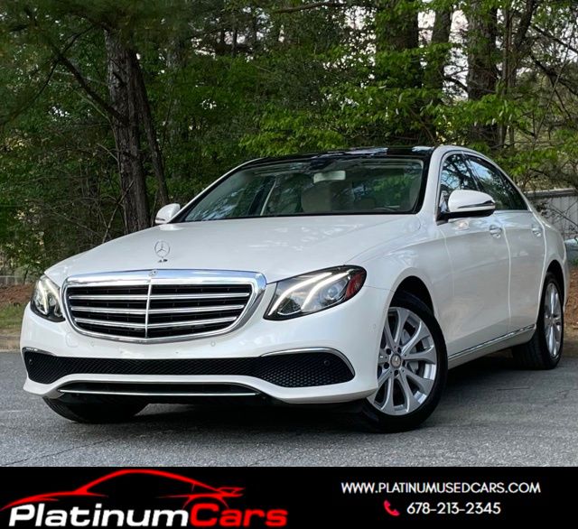 designo Diamond White Metallic 2017 Mercedes-Benz E-Class Sedan All-Wheel Drive 9-Speed Automatic