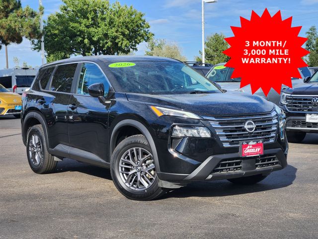 Super Black 2026 Nissan Rogue SUV / Crossover All-Wheel Drive Continuously Variable Transmission