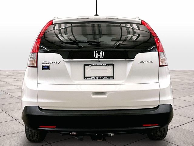 2014 Honda CR-V EX-L White at Phil Fitts Ford