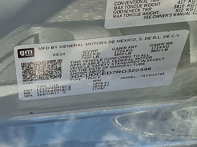 used 2024 Chevrolet Silverado 1500 car, priced at $49,440