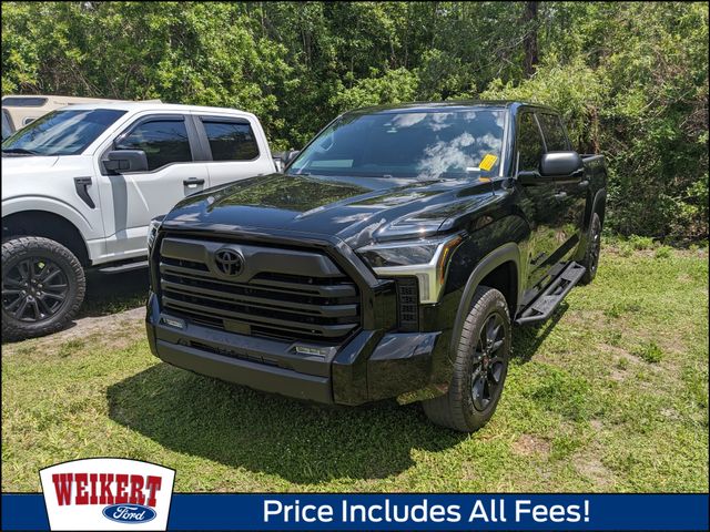 Midnight Black Metallic 2024 Toyota Tundra SR5 CrewMax Cab RWD Pickup Truck 4X2 Automatic