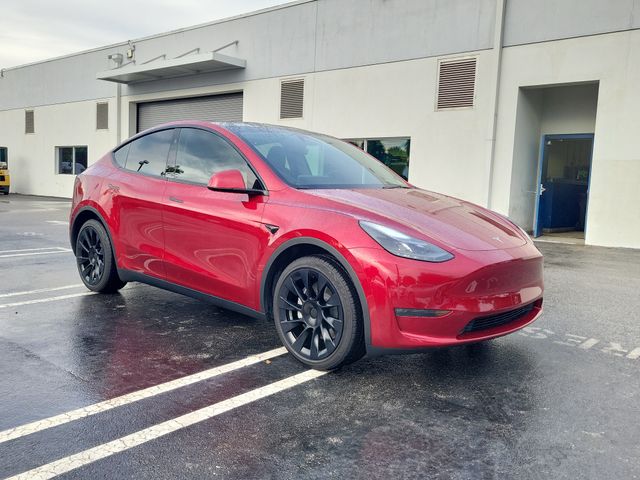 Ultra Red 2024 Tesla Model Y SUV / Crossover All-Wheel Drive 1-Speed Automatic