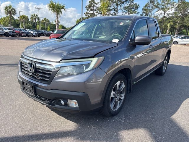 Gray 2018 Honda Ridgeline RTL-T Pickup Truck Front-Wheel Drive 6-Speed Automatic