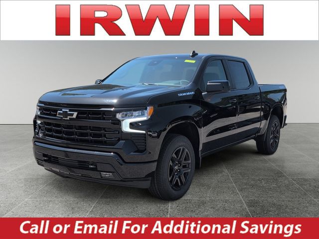 Black 2026 Chevrolet Silverado 1500 Pickup Truck Four-Wheel Drive Automatic