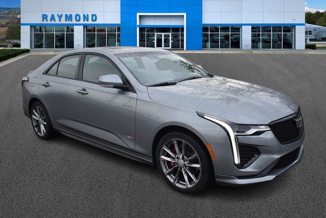 Argent Silver Metallic 2023 Cadillac CT4 V-Series AWD Sedan All-Wheel Drive Automatic
