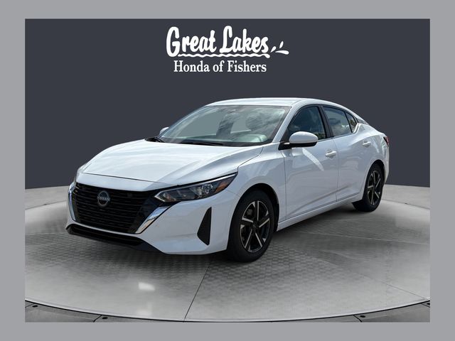 White (Fresh Powder) 2024 Nissan Sentra Sedan Front-Wheel Drive Continuously Variable Transmission