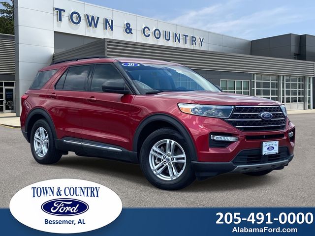 Rapid Red Metallic Tinted Clearcoat 2020 Ford Explorer SUV / Crossover Rear-Wheel Drive Automatic