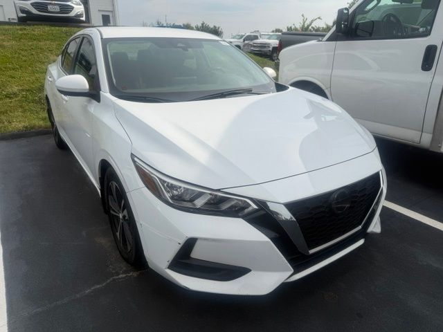 White (Fresh Powder) 2023 Nissan Sentra Sedan Front-Wheel Drive Continuously Variable Transmission