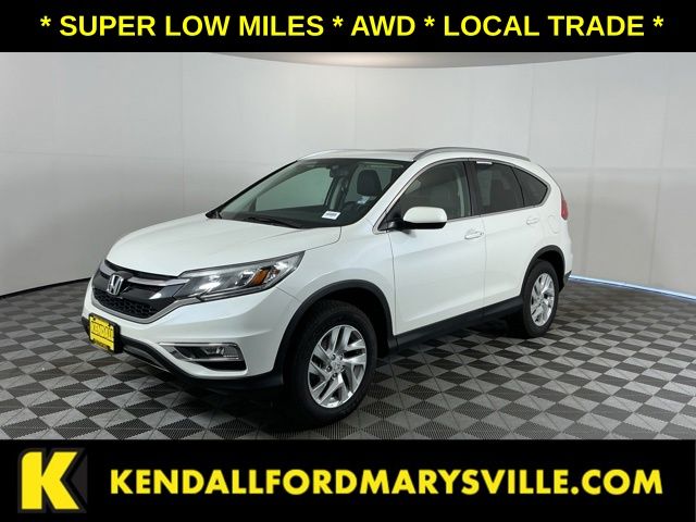 White 2016 Honda CR-V SUV / Crossover All-Wheel Drive Continuously Variable Transmission