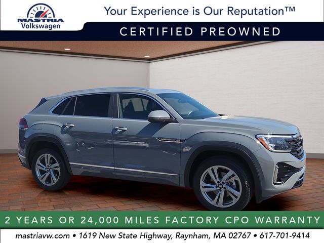 Pure Gray 2024 Volkswagen Atlas Cross Sport SEL R-Line 4Motion SUV / Crossover All-Wheel Drive 8-Speed Automatic