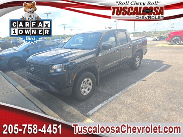 Super Black 2022 Nissan Frontier Pickup Truck Four-Wheel Drive 9-Speed Automatic