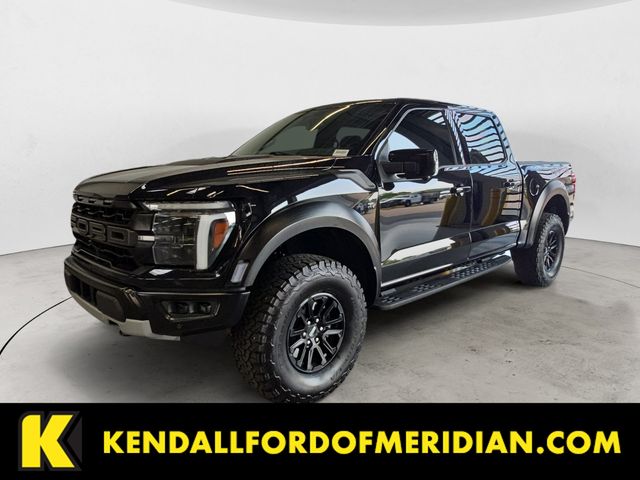 Black 2025 Ford F-150 Pickup Truck Four-Wheel Drive Automatic