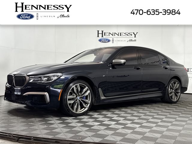 Azurite Black Metallic 2018 BMW 7 Series Sedan All-Wheel Drive 8-Speed Automatic
