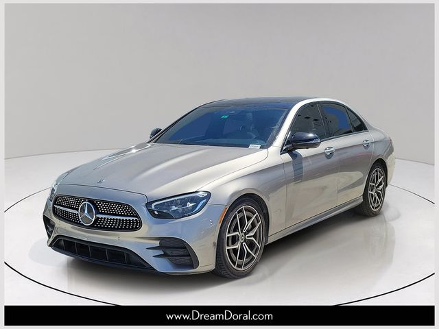 Silver 2021 Mercedes-Benz E-Class Sedan Rear-Wheel Drive 9-Speed Automatic