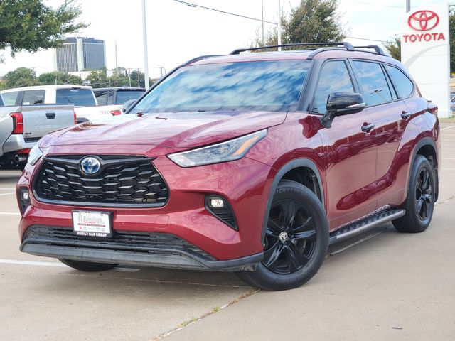 Red (Ruby Flare Pearl) 2024 Toyota Highlander Hybrid SUV / Crossover Front-Wheel Drive Continuously Variable Transmission