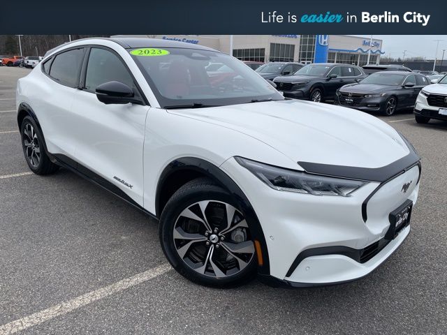 Star White Metallic Tri-Coat 2023 Ford Mustang Mach-E Premium AWD SUV / Crossover All-Wheel Drive Automatic