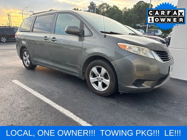 Predawn Gray Mica 2011 Toyota Sienna Minivan Front-Wheel Drive 6-Speed Automatic Overdrive
