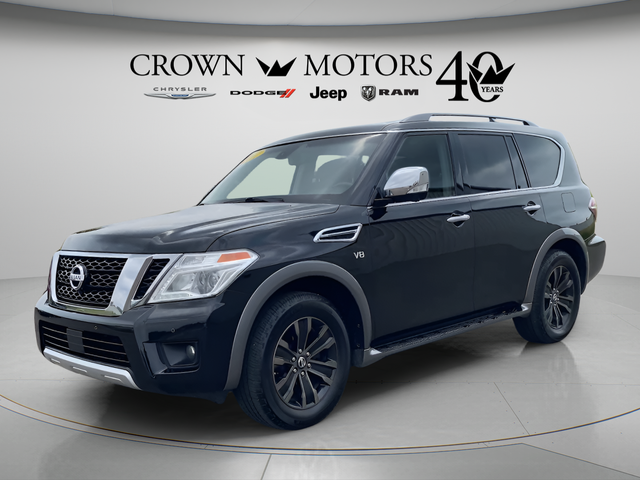 Super Black 2017 Nissan Armada SUV / Crossover Four-Wheel Drive 7-Speed Automatic
