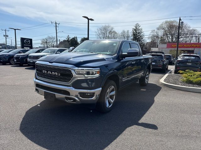 Patriot Blue Pearlcoat 2021 RAM 1500 Limited Crew Cab 4WD Pickup Truck Four-Wheel Drive 8-Speed Automatic
