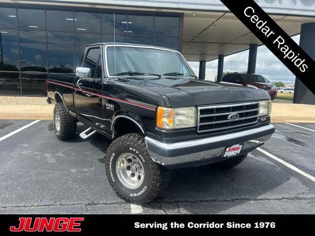 Black 1988 Ford F-150 Pickup Truck