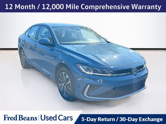 Monterey Blue 2025 Volkswagen Jetta Sedan Front-Wheel Drive 8-Speed Automatic