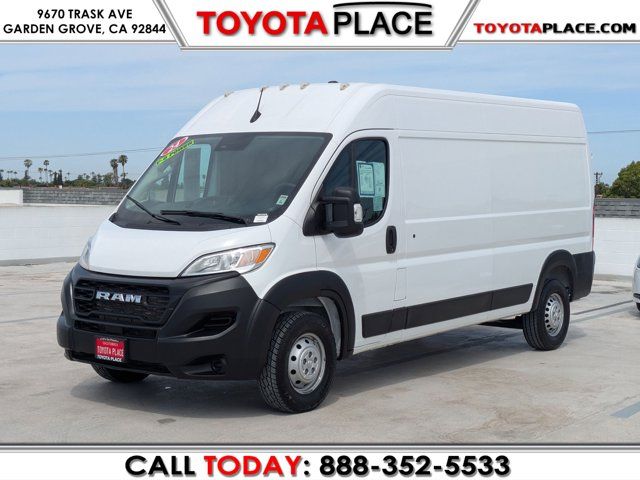 Bright White Clearcoat 2023 RAM ProMaster 2500 159 High Roof Cargo Van FWD Van Front-Wheel Drive 9-Speed Automatic