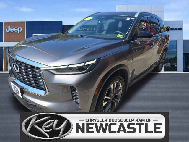 Gray (Graphite Shadow) 2023 INFINITI QX60 SUV / Crossover All-Wheel Drive 9-Speed Automatic