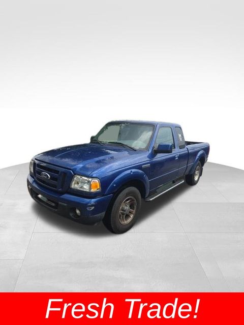 Vista Blue Metallic 2010 Ford Ranger Pickup Truck 4X2 5-Speed Automatic Overdrive