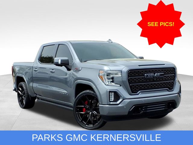 Gray (Steel Metallic) 2019 GMC Sierra 1500 Denali Crew Cab 4WD Pickup Truck Four-Wheel Drive Automatic