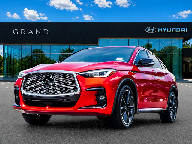 Dynamic Sunstone Red 2023 INFINITI QX55 SUV / Crossover All-Wheel Drive Continuously Variable Transmission