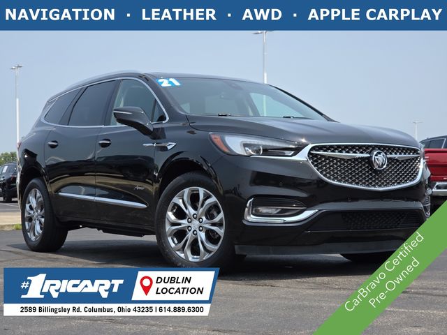 Black (Ebony Twilight Metallic) 2021 Buick Enclave SUV / Crossover Four-Wheel Drive 9-Speed Automatic