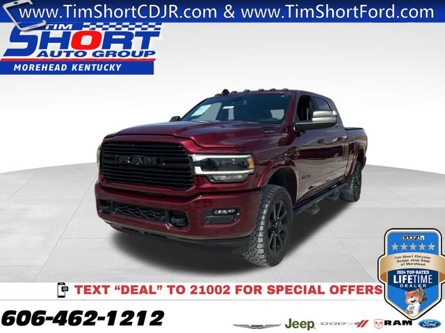 Delmonico Red Pearlcoat 2022 RAM 2500 Laramie Mega Cab 4WD Pickup Truck Four-Wheel Drive 6-Speed Automatic
