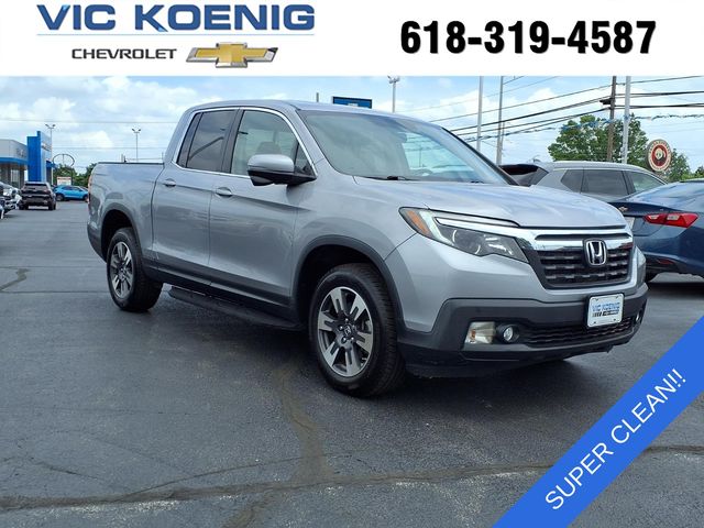 Silver 2019 Honda Ridgeline RTL-T AWD Pickup Truck All-Wheel Drive 6-Speed Automatic