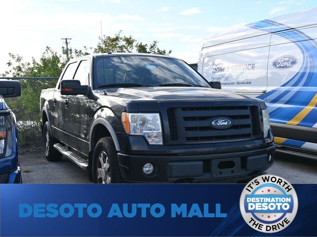 Sterling Gray Metallic 2010 Ford F-150 FX4 SuperCrew 4WD Pickup Truck Four-Wheel Drive 6-Speed Automatic