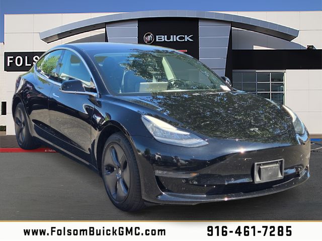 Black 2018 Tesla Model 3 Long Range AWD Sedan All-Wheel Drive 1-Speed Automatic