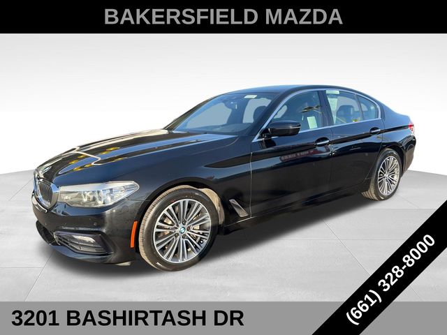 Black Sapphire Metallic 2018 BMW 5 Series Sedan Rear-Wheel Drive 8-Speed Automatic
