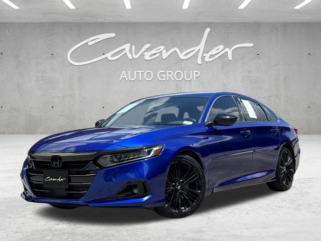 Still Night Pearl 2021 Honda Accord Sedan Front-Wheel Drive Continuously Variable Transmission