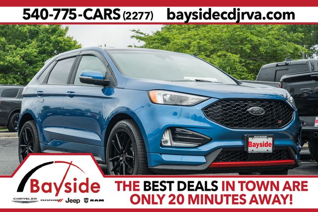 Blue Metallic 2019 Ford Edge ST AWD SUV / Crossover All-Wheel Drive 8-Speed Automatic