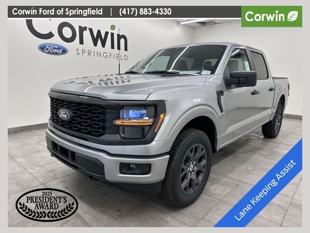 Iconic Silver Metallic 2026 Ford F-150 STX 4dr SuperCrew 4WD Pickup Truck Four-Wheel Drive Automatic